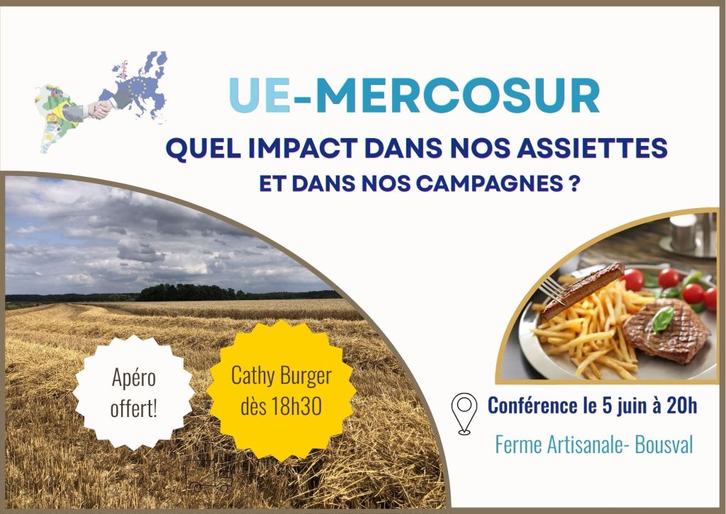 Conférence MERCOSUR : quel impact dans nos campagnes, quel impact dans nos assiettes&nbsp;?